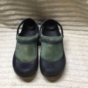 Crocs Troika Blue Suede Slip On Comfort